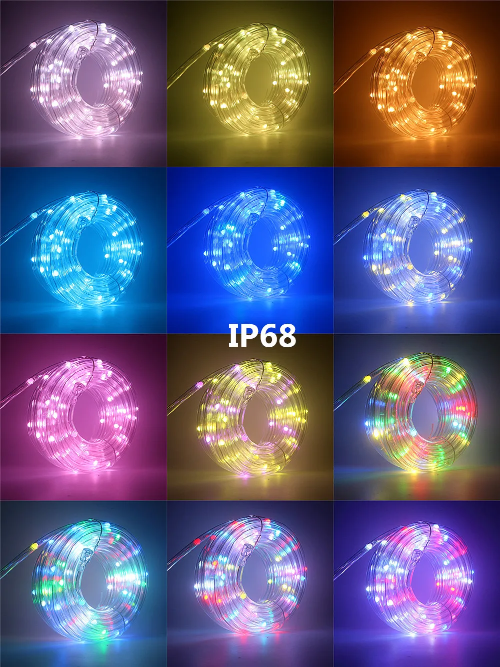 Lampada a forma di nebbia Bead Point Control Smart LED String Light WS2812B Pixel indirizzabile RGB Dream Color LED Fairy String Decoration