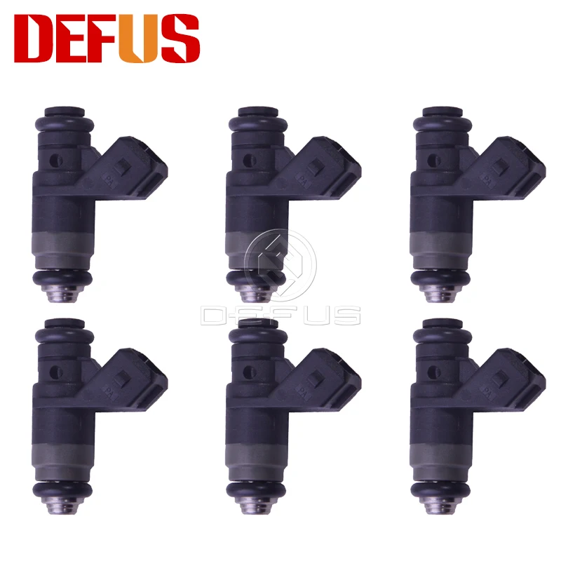 

DEFUS 6PCS Fuel Injector nozzle OEM H-029-611 New Good Quality For Renault CLIO Megane I Scenic 99-16 1.4L 1.6L nozzle