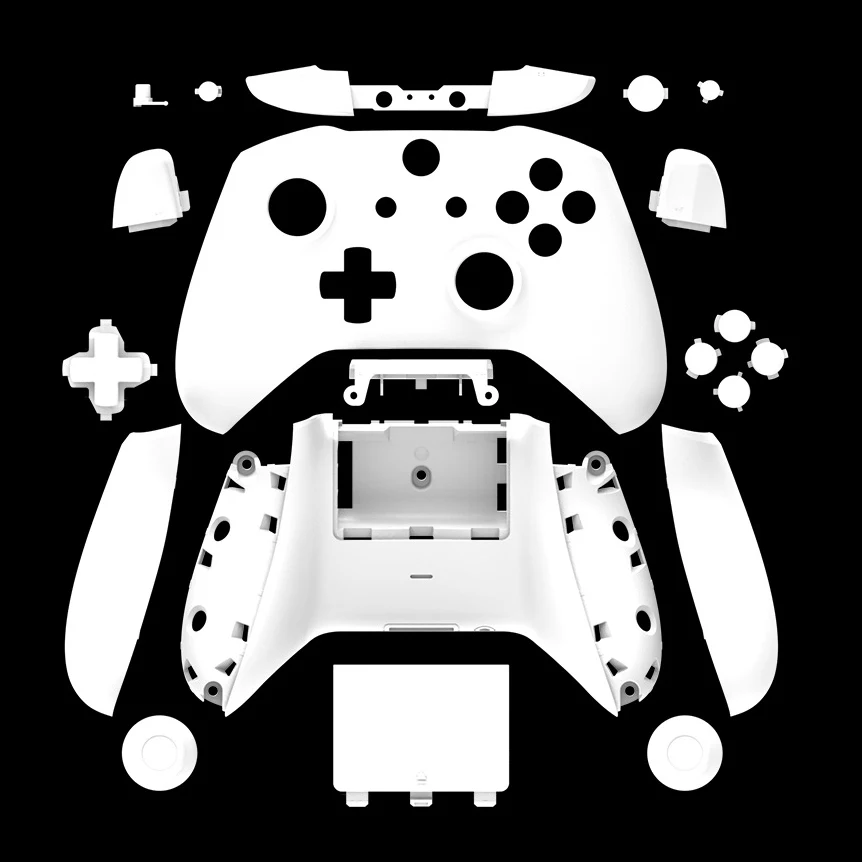 New Full set Plastic game controller  shell   for xbox one s slim  game controller repair