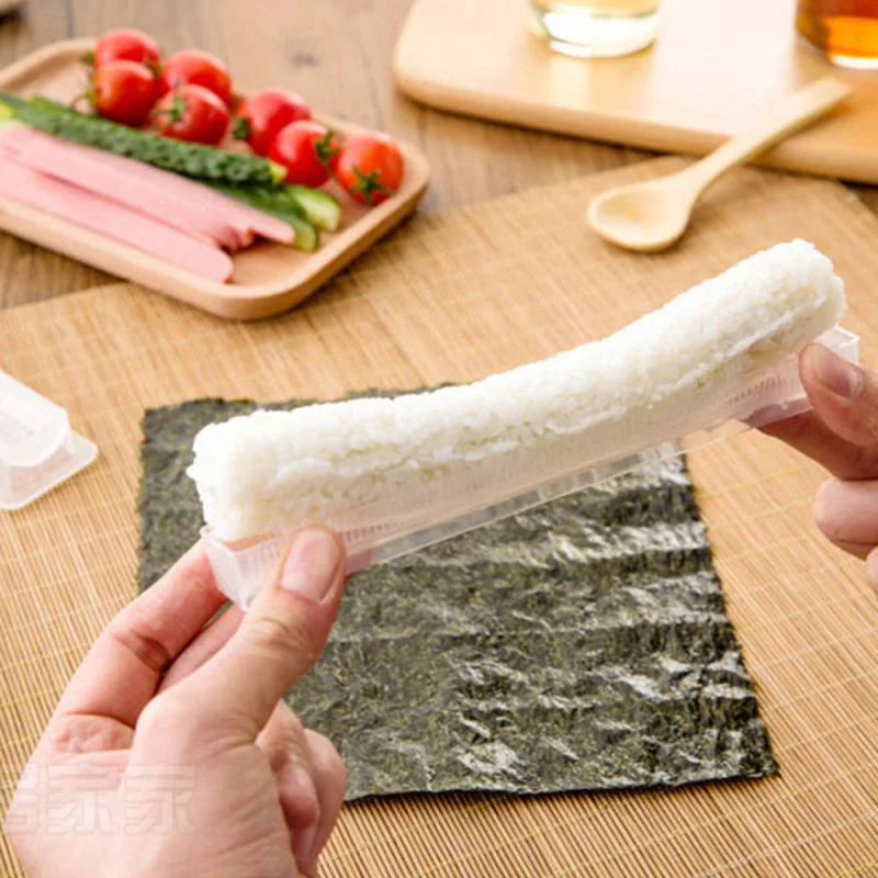 Tragbare Japanischen Roll Sushi Maker Schnell Sushi-herstellung Werkzeuge Backen Kit Reis Roll-Form Zubehör Küche Werkzeuge