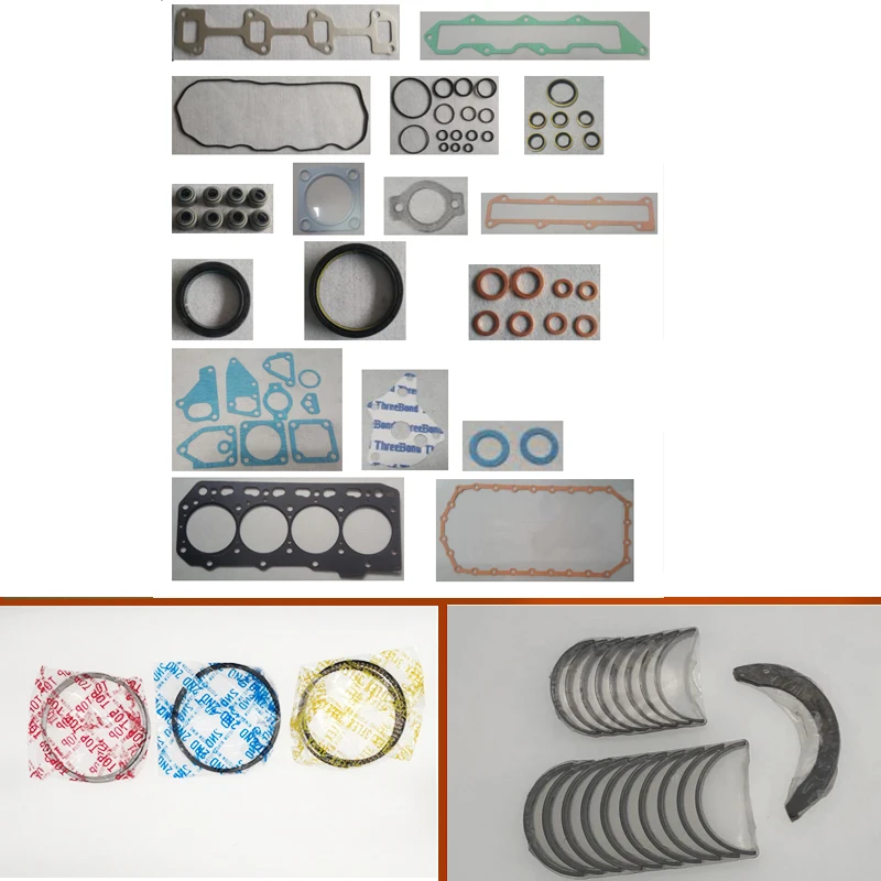 

Engine Full gasket set kit crankshaft connecting rod bearing piston ring for Yanmar TK486 TK 486 engine: 4D88 4TNE88 4TNV88