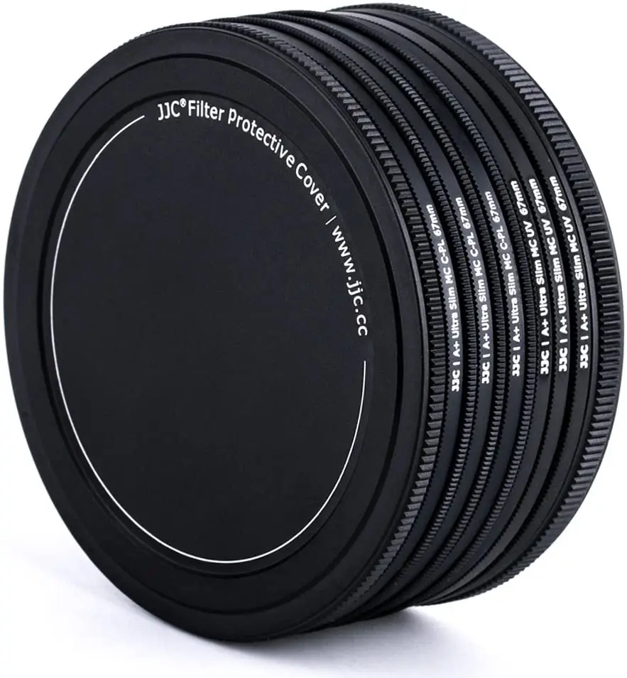 Metal UV CPL ND Lens Filter Case Storage Box 37mm 40.5mm 43mm 46mm 49mm 52mm 55mm 58mm 62mm 67mm 72mm 77mm 82mm Cap Protector