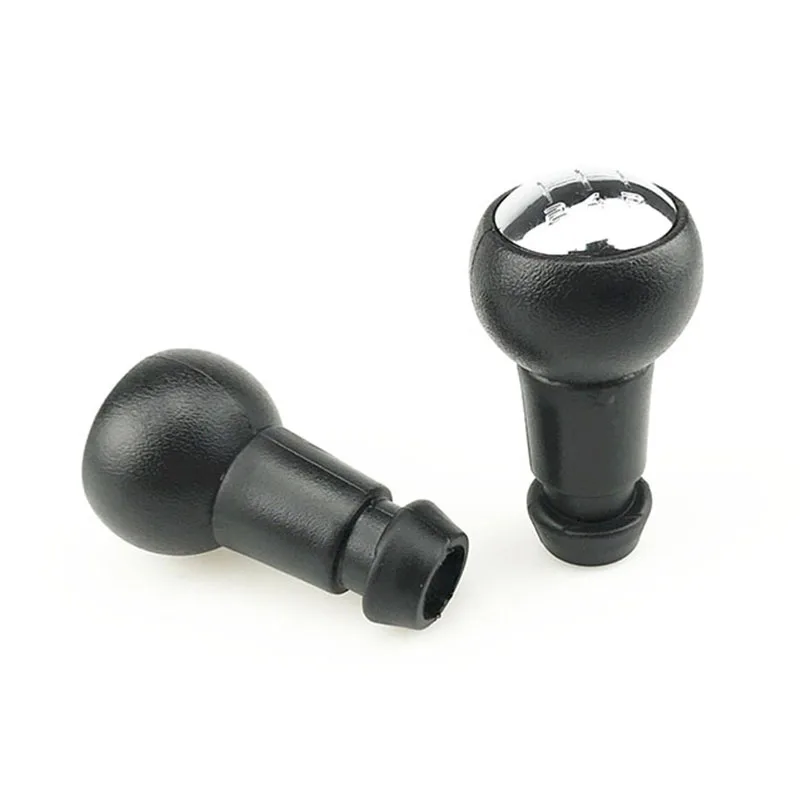 5 Speed ABS Plastic Chrome Car Manual Handball Gear Shift Knob Fit for Peugeot 106 206 306 406 207 307 407 2008