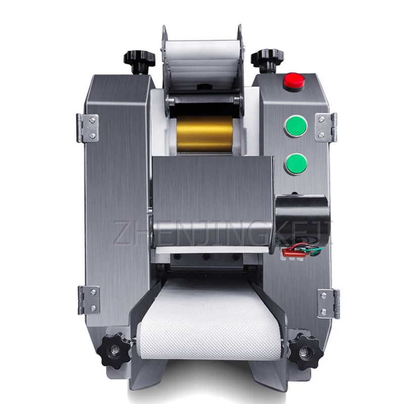 220V Automatic Dumpling Wrapper Machine Commercial Stainless Steel Roll Dumpling Wrapper Bun Wonton Roasted Wheat Skin Machinery