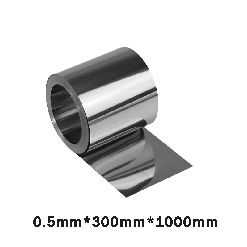 

301 Stainless Steel Strip Sheet Foil - Thick 0.5mm x Width 300mm x Lenght 1000mm - Anti-corrosion High Hardness DIY Material