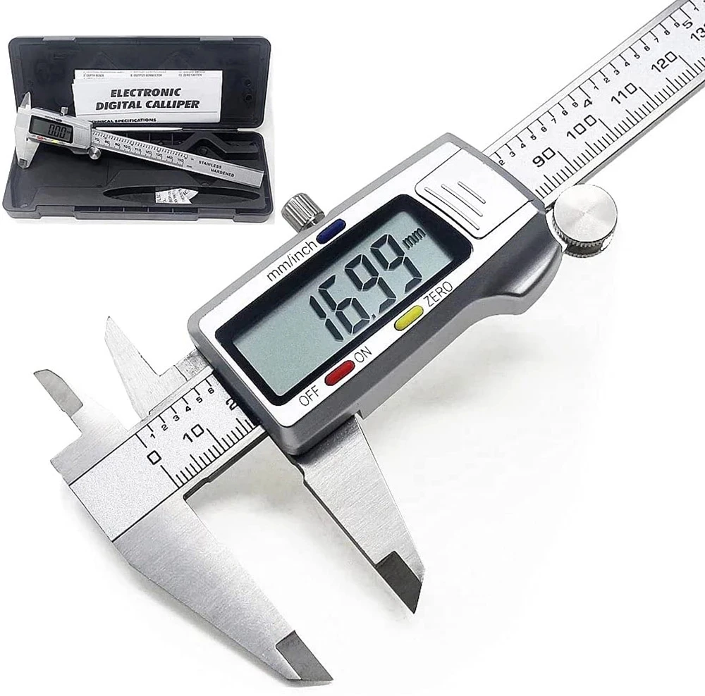 150mm Vernier Calipers Measuring Tool Stainless Steel Digital Caliper 6 inch Digital Ruler Measuring Instrument