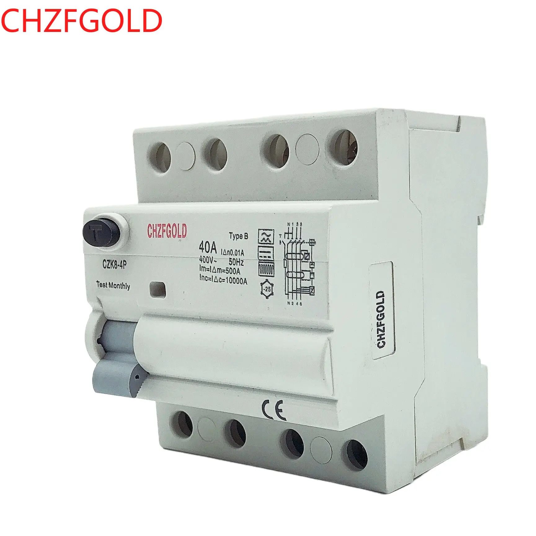 wenzhou hot selling low volt 6KA RCD ELCB RCCB Leakage Protection Residual Current Operated Circuit Breaker