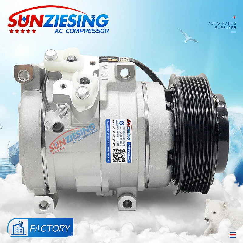 For Toyota Hilux Vigo Fortuner 2003 10s15c compressor 88310-0k270 88310-25220 447190-3230 447220-4713 447190-3170 447224713