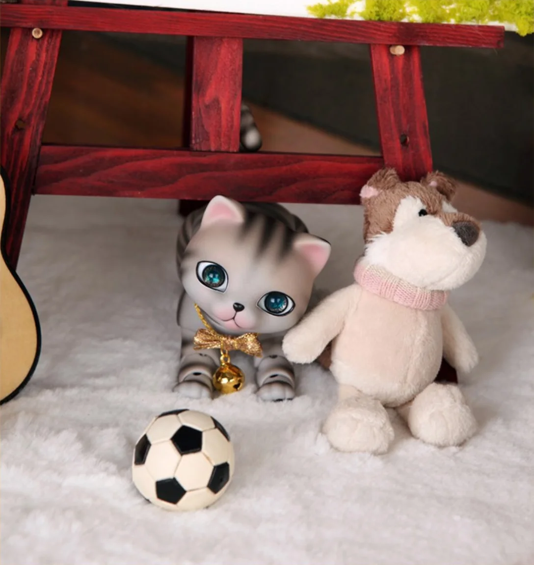 BJD  1/8 High quality Cat pet resin doll inventory project    Cat pet