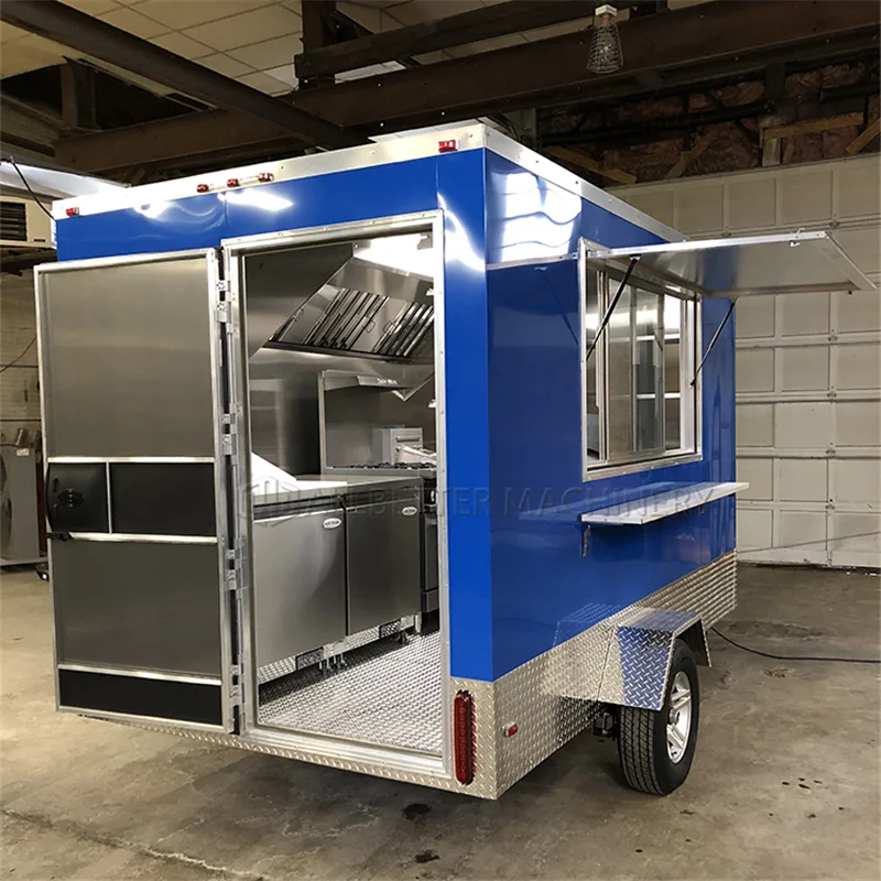 Allbetter Taco Food Van Waffle House Halal Ice Cream Truck Donut Cookies Kiosk Hot Dog Cart Mobile Restaurant for Sale
