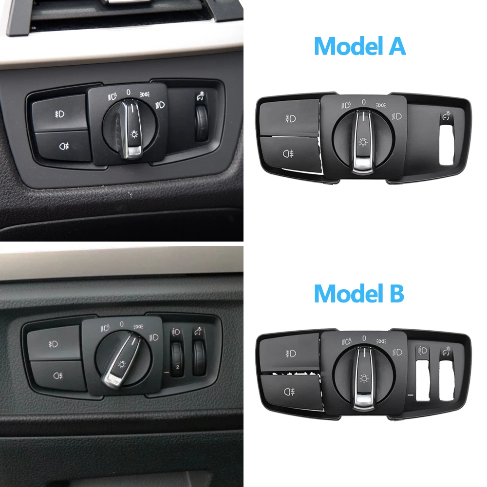 HeadLamp Rotary Foglight Button Headlight Switch Cover Panel For BMW 1 2 3 4 Series F20 F45 F30 F31 61319265300