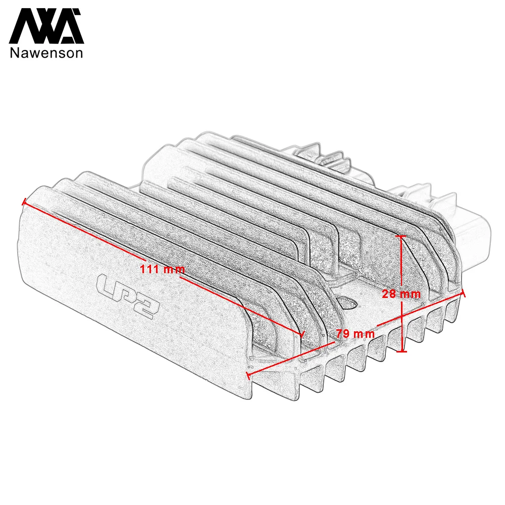 Motorcycle Voltage Regulator Metal Heatsink Electric Rectifier Accessories for Kawasaki Ninja ZX-6R 2009-2014 for Ninja ZX-10R