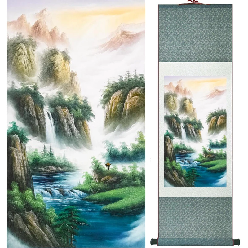 

landscape art painting Super quality traditional Chinese Art Painting Home Office Decoration Chinese painting LTW2017112420