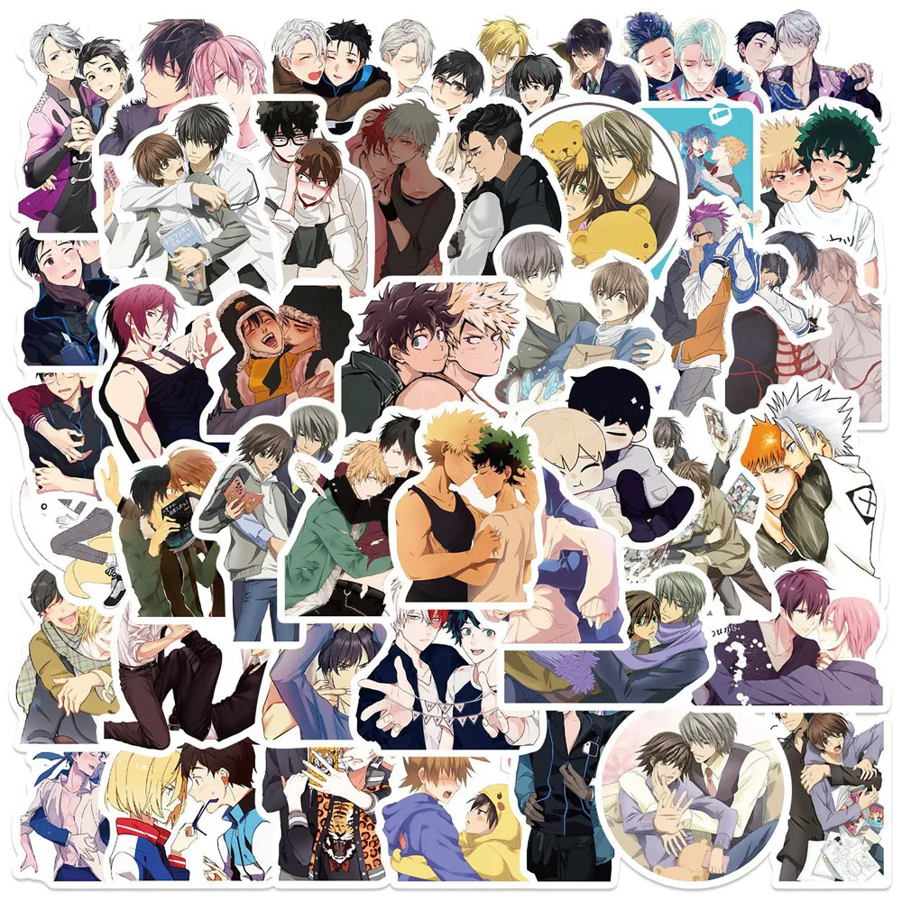 10/30/50PCS Spiel BL; yaoi Animation Personalisierte Graffiti Wasserdicht Aufkleber Telefon Bike Laptop Gitarre Gepäck Auto Homosexuell Aufkleber