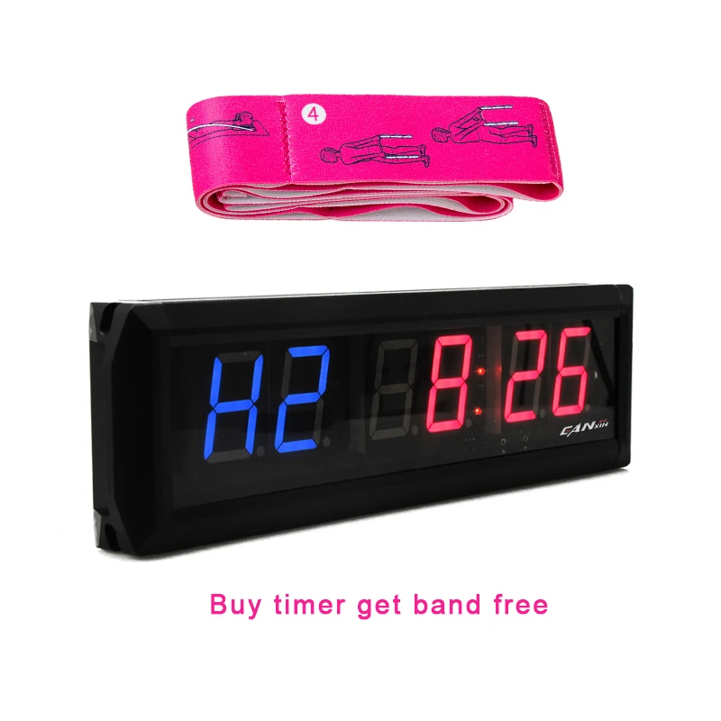 Ganxin for LED Timer Gym Emom Interval Programmable Countdown/UP Electronic Clock Time Equipment