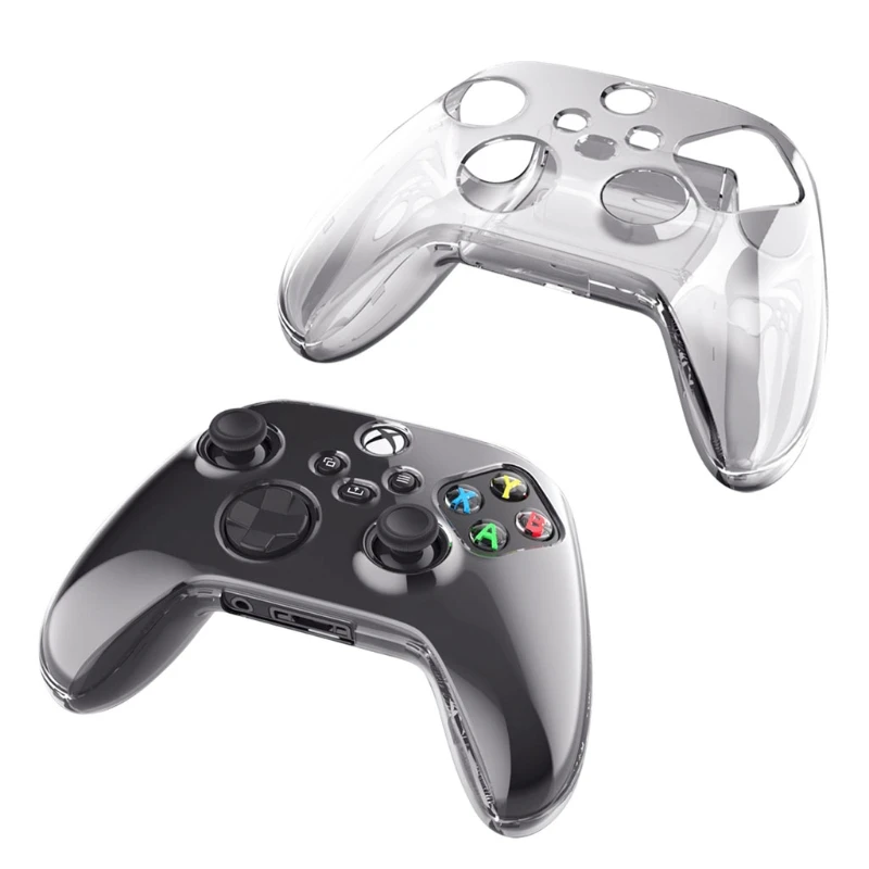 1PC custodia trasparente in cristallo trasparente custodia rigida per Controller custodia protettiva per Controller Xbox Series X.