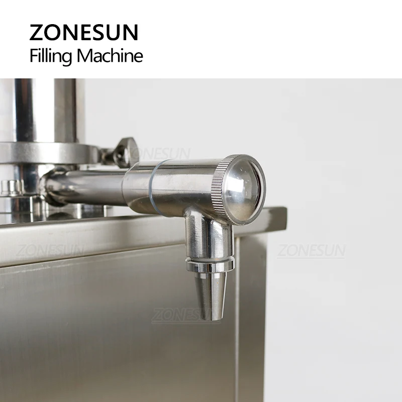 ZONESUN ZS-GT1V 5-100ml/50-500ml/100-1000ml Fully Pneumatic Paste Filling Machine Alcohol Gel Honey Cream Chilli Sauce Filler