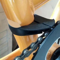Protector de cadena de una sola velocidad, guía de cadena ajustable, Deflector de guía de engranaje anticaída, cubierta protectora, accesorios de piezas de bicicleta, 1 unidad