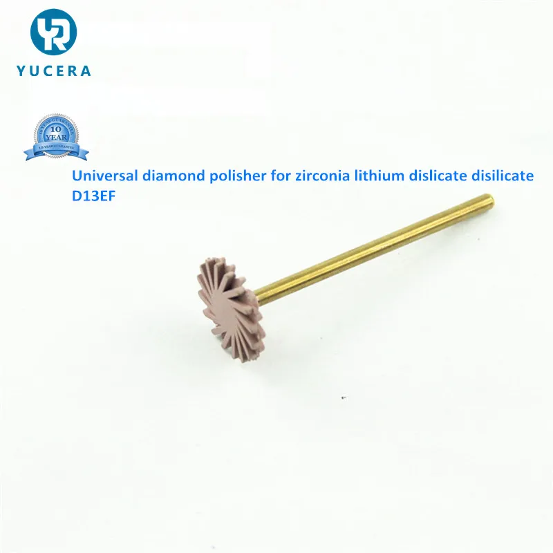 Yucera Diamond Polishing Tool For Zirconia Lithium Disilicate, Porcelain And Composite, Diamond Polisher For Dental Lab