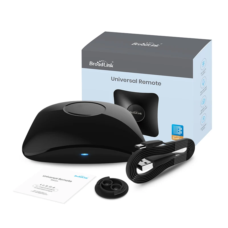 BroadLink RM4 Pro Wi-Fi Smart Universal Remote Control สําหรับทีวี, Air-Con ทํางานร่วมกับ Alexa Google Home