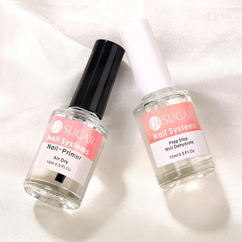 Ur SUGAR Óleo desidratado de unhas Natural Precadores de unhas Base Top Coat Tratamento Cuidados para Pós Acrílicos Kit de ferramentas para arte em unhas 15ml