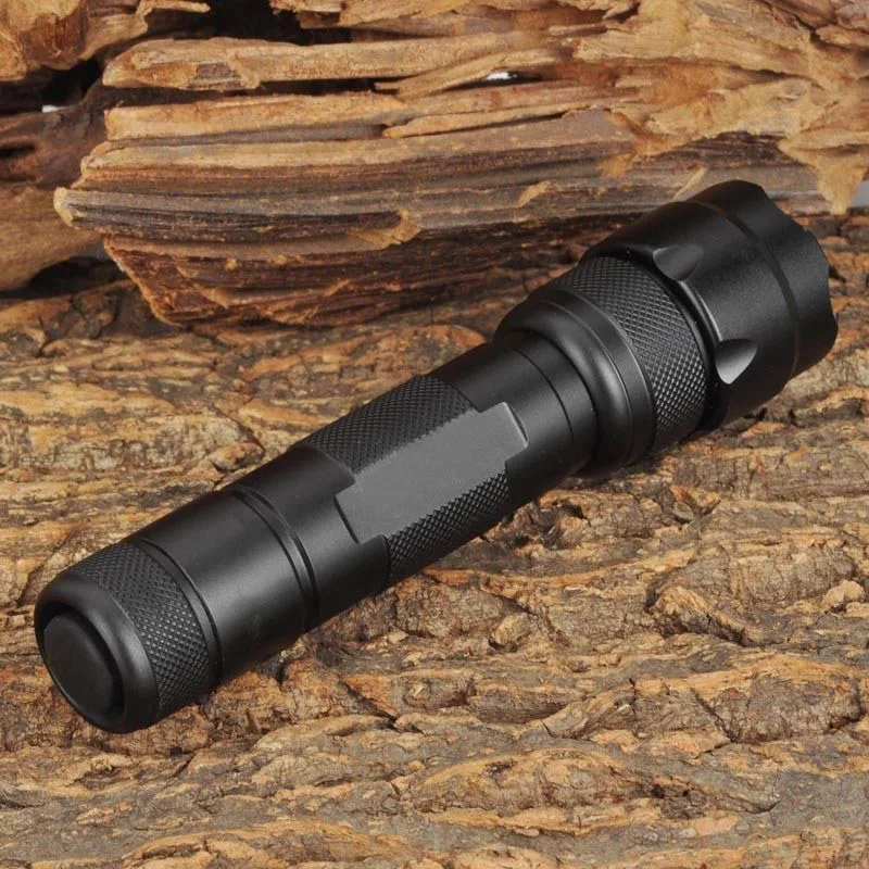 WF-502B 800Lm XM-L T6 1 Mode White/Red/Blue/Green Light Lantern Torch 18650 WF502B Waterproof LED Flashlight Drop Shipping