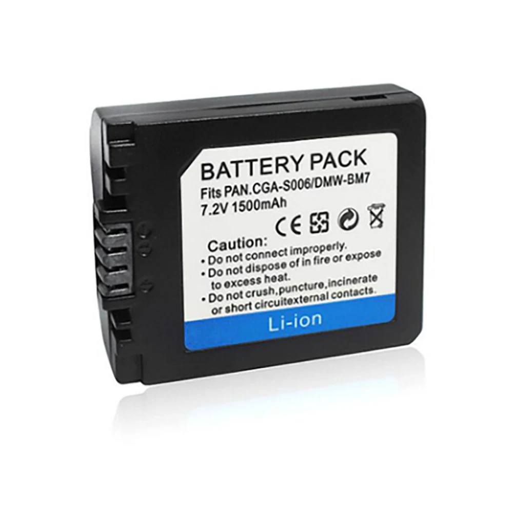 

CGA-S006E CGR S006E CGR-S006 BMW BMA7 Camera Li-ion Battery For Panasonic Lumix DMC FZ28 FZ30 FZ35 FZ50 Rechargeable batteries