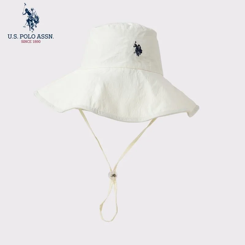 Us Polo Assn Four-color Male And Female Fisherman Hat Sun Protection Polo Hat Summer Casual Fashion Wild Outdoor Shade Basin Hat