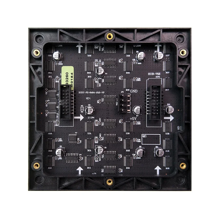 P2 RGB LED Panels 128x128mm 64x64 Pixel 1/32Scan,Full Color P2 Display Module, Compatible with PIN2DMD EVO192x64 Board