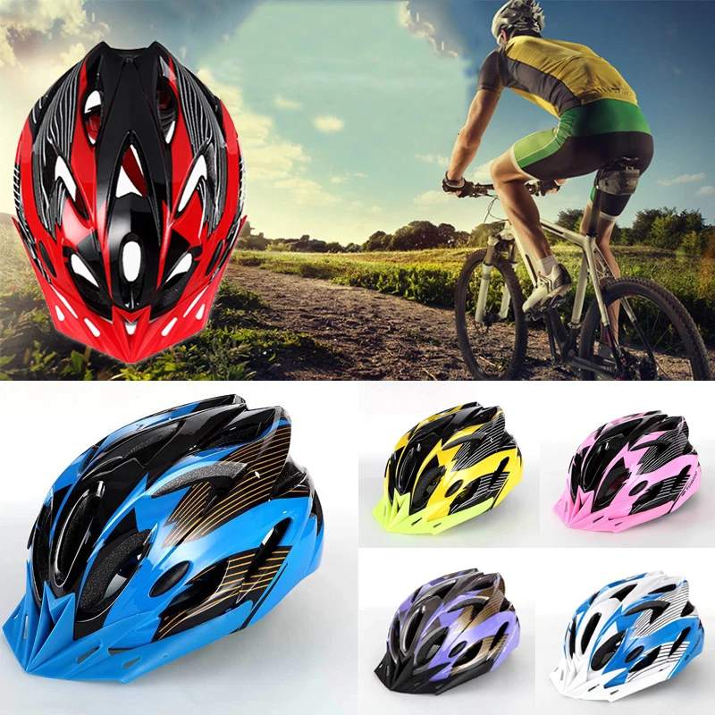 High Quality Cycling Bicycle Adult Men Womens Bike Helmet With Visor Mountain Shockproof Skating Sports Helmet