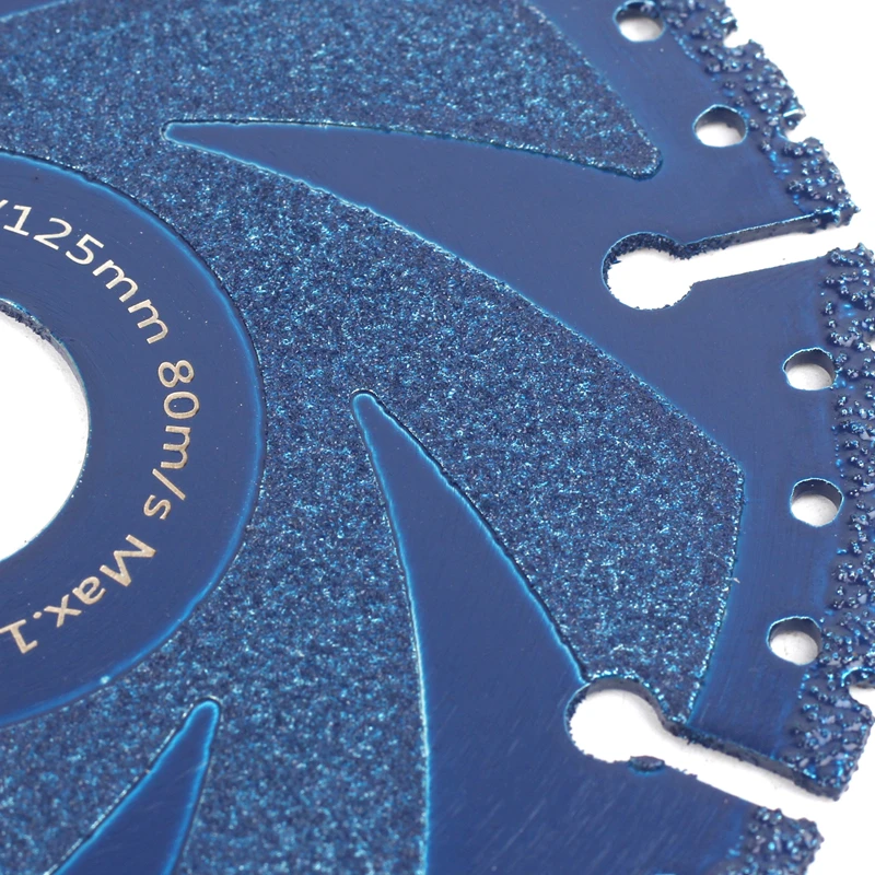 HEDA 115/125/150mm Vacuum Brazed Diamond Saw Blade Multi-Purpose Demolition Cutting Disc For Steel Metal Stone Cast Iron Rebar