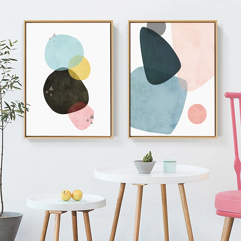 Nordic Poster Abstract Geometry Wall Art Home Decoration Posters And Prints Canvas Painting Wall Pictures for Living Room