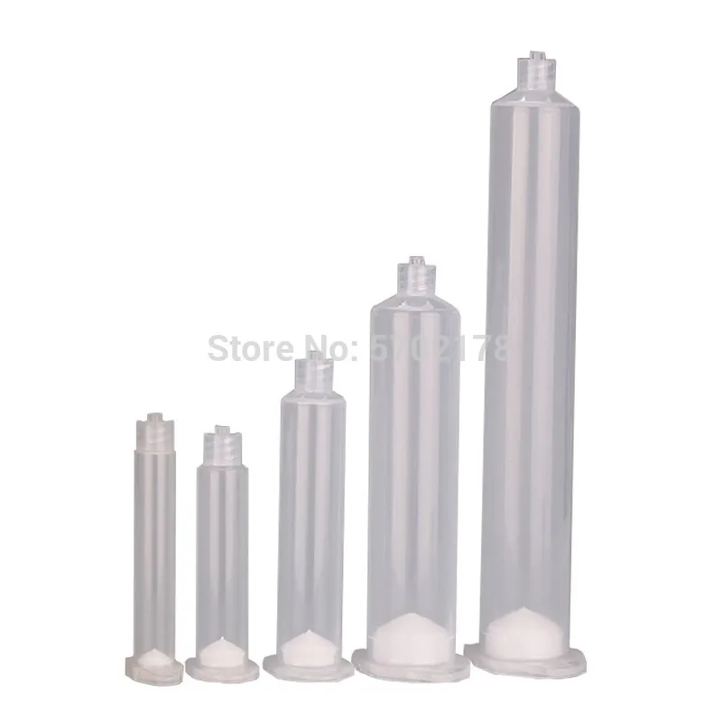 20 pces seringa industrial anti-corrosão dispensando seringa transparente pequena capacidade eua tipo seringa
