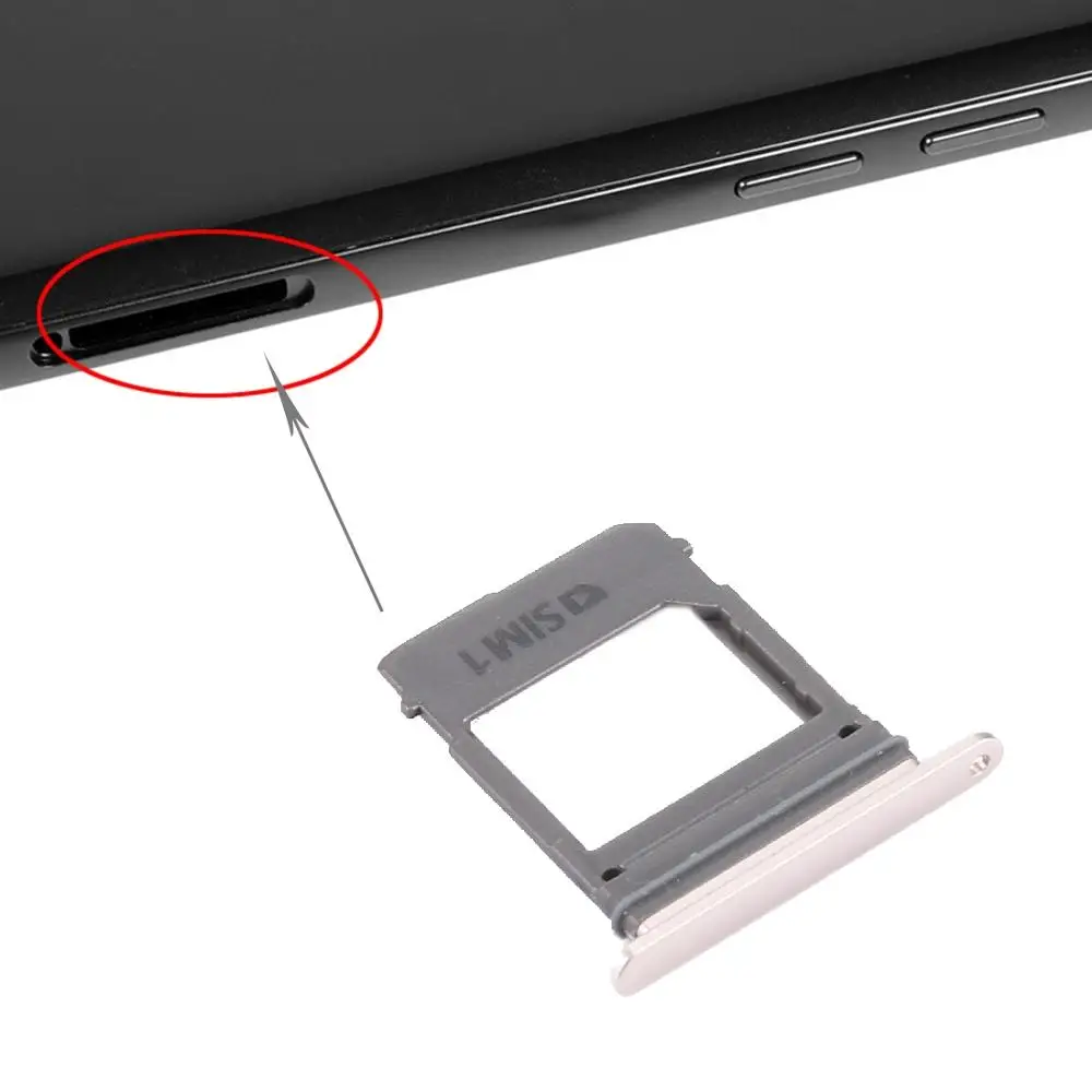 Adaptador de repuesto para bandeja de tarjeta SIM, soporte de ranura para Samsung Galaxy A5 (2017), A520, A7 (2017), A720, bandeja Micro SD