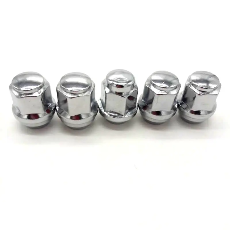 5pcs Original Nuts Bulge Acorn Chrome Wheel Nut Replacement For Chrysler 300C 2.7 Dodge Tire Nut Tire Screw Car tire screws