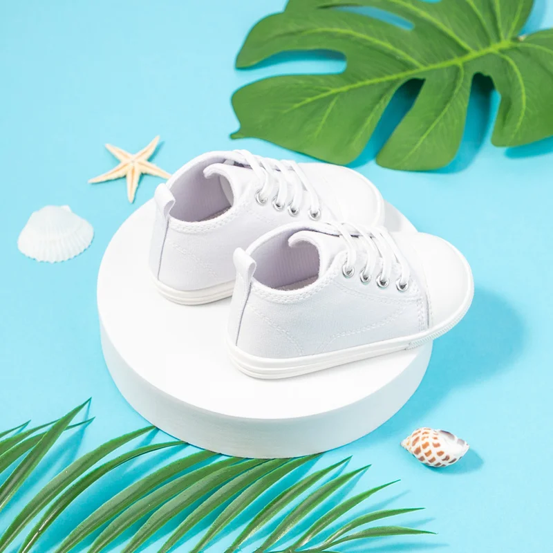 New Baby Shoes Boy Gilr Shoes Newborn Infant Toddler Casual Canvas Rubber Sole Anti-slip First Walkers Crib Moccasins Shoes