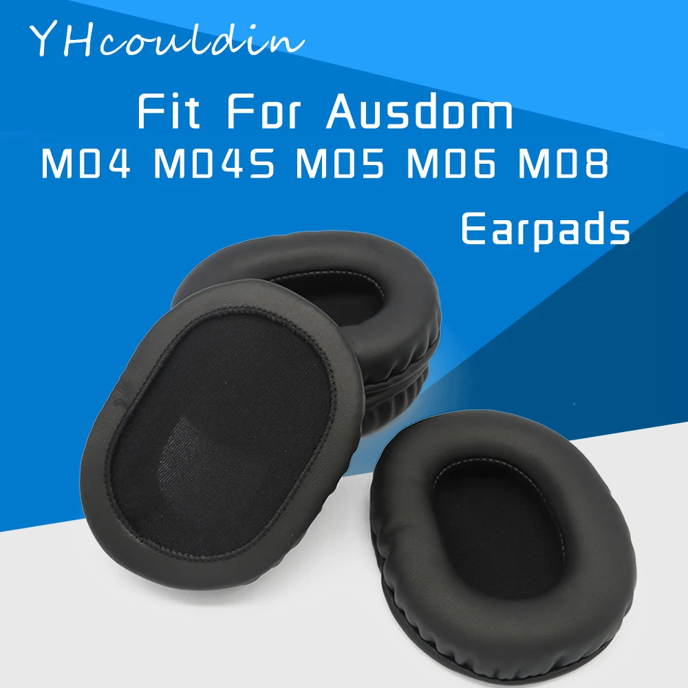 Earpads For Ausdom M04 M04S M05 M06 M08 Headphone Accessaries Replacement Ear Cushions Material