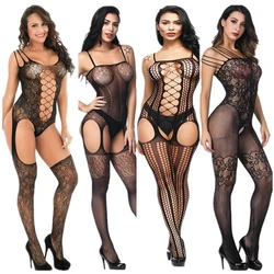 Plus Size S M L XL 2XL 3XL Open Bra Open Crotch Women Lace Sexy Lingerie Hot Transparent Babydoll Dress Erotic Costumes Nuisette