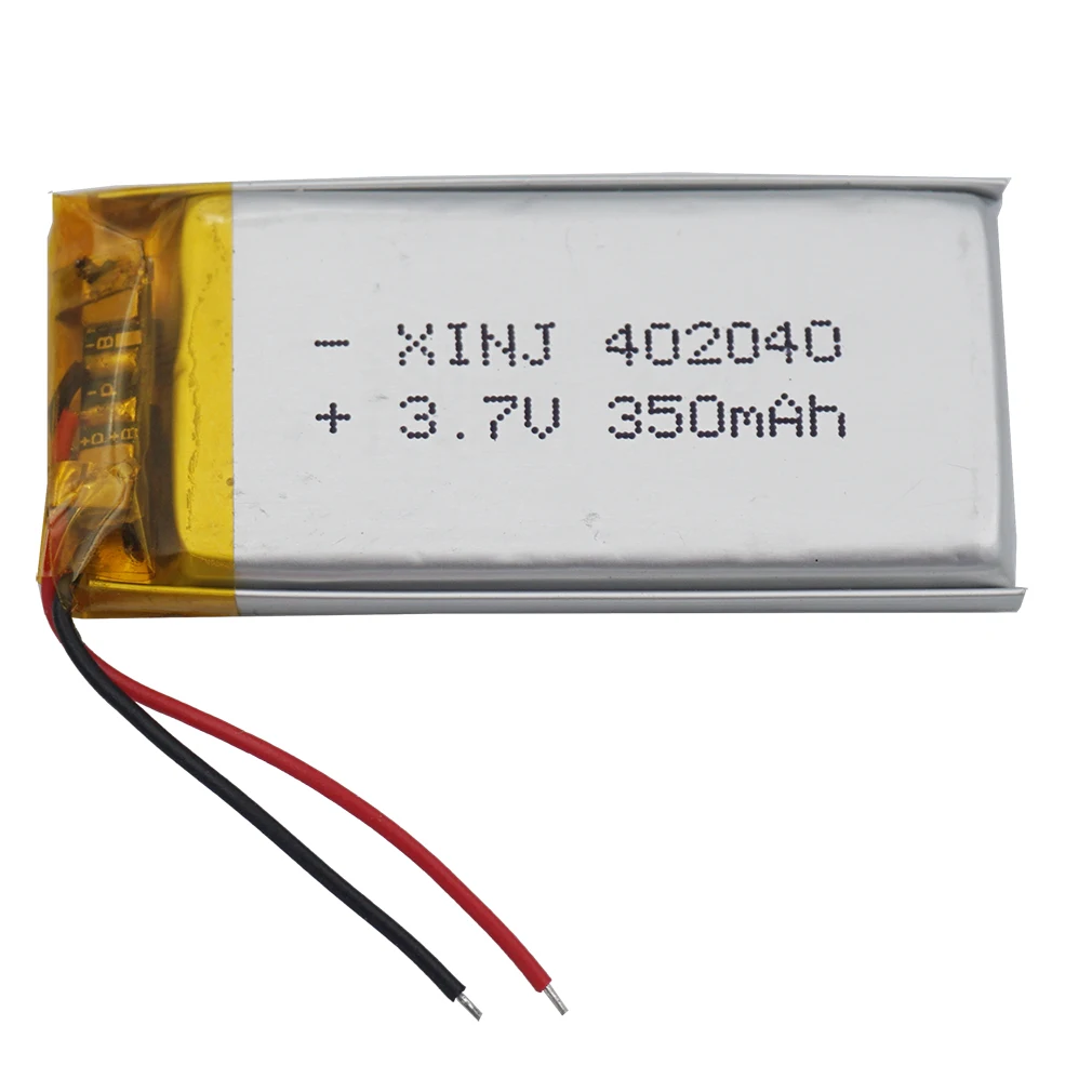3.7v 90 mah 0.33wh polímero li bateria de lítio 401225 li-ion para mp3 fones de ouvido bluetooth