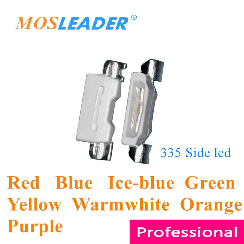 Mosleader 4000pcs SMD LED 335 Side led 4008 Red Blue Ice-blue Green Yellow Warmwhite Orange Purple Light emitting diodes