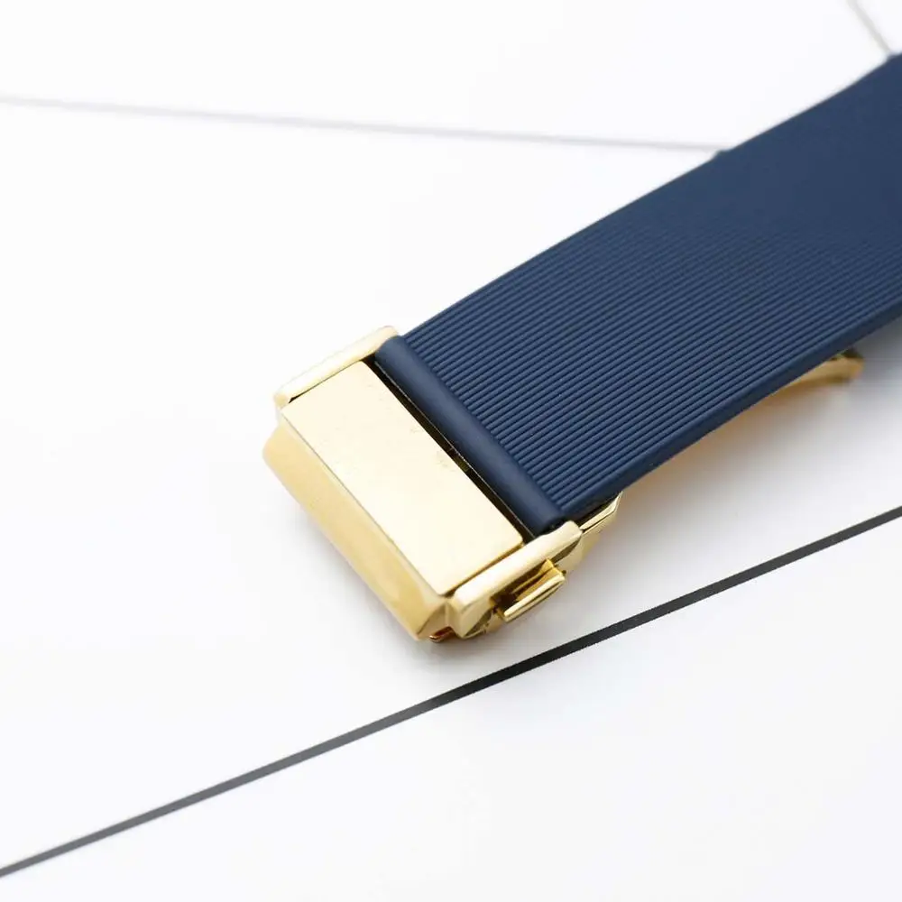 Rubber Watch Band Men's Accessories Suitable for HUBLOT Yubo Outdoor Sports Waterproof Wristband Women 19mmx25mm Watch band