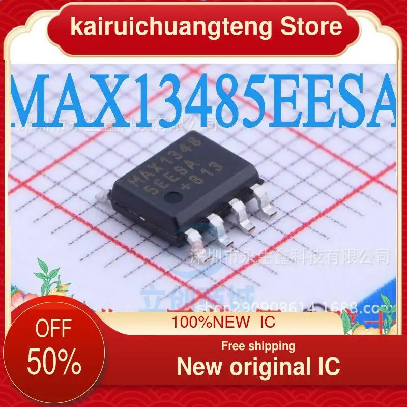 10PCS  MAX13485EESA SOIC-8 RS-485/RS-422 New original IC