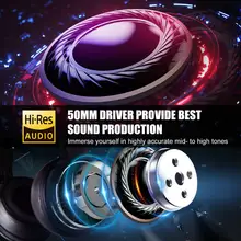 Foldable Wired Over-Ear Headphones #4