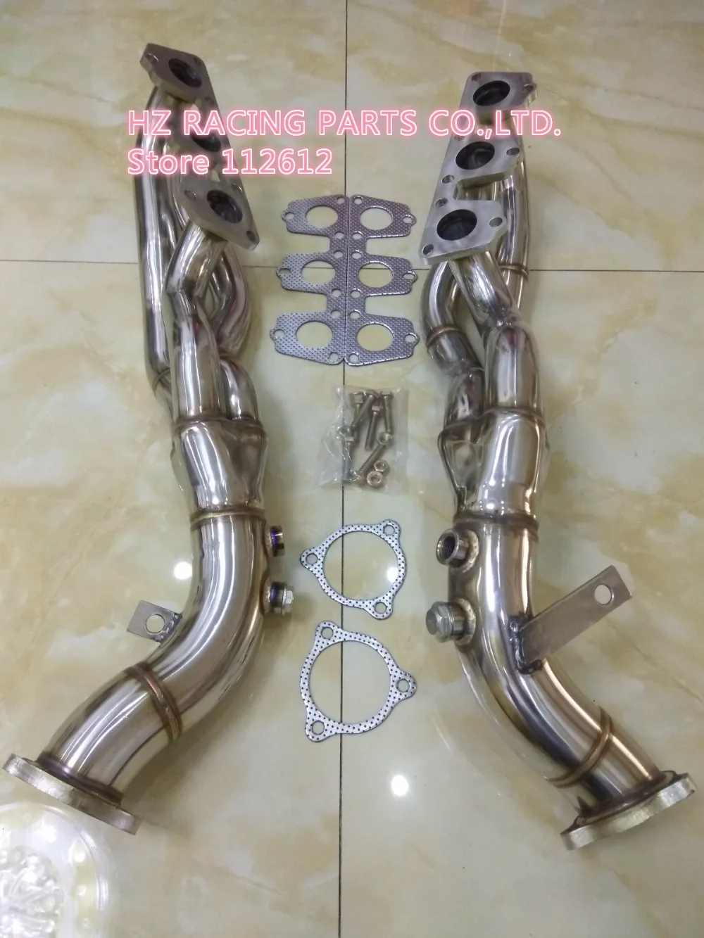 Exhaust header for Audi S4 S5 A7 A8 B8 Q5 SQ5 A4 A5 A6 3.0 TFSI V6 turbo header avk bbj 3.0 30 valves Long Tube Header