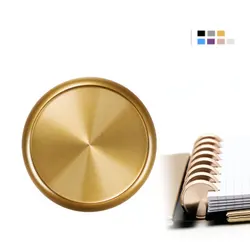 Yiwi 11pcs Notebook Mushroom Hole Button Notepad Metal Loose-leaf Coil 360 Degree Foldable Metal Disc Buckle Metal Binding Ring