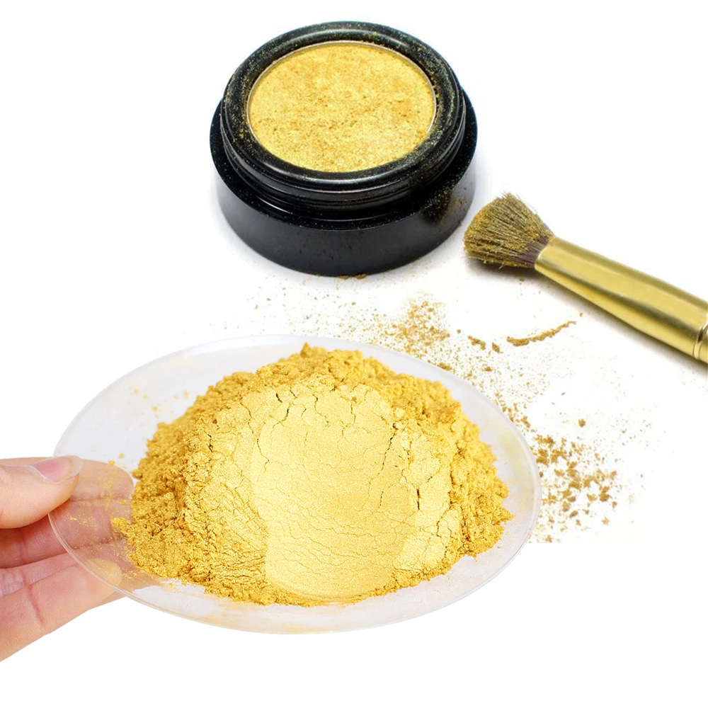 Gold Powder Paint Pigment Pearl Powder Mineral Mica Powder Acrylic Paint for DIY Dye Colorant  Soap Automotive Art Crafts