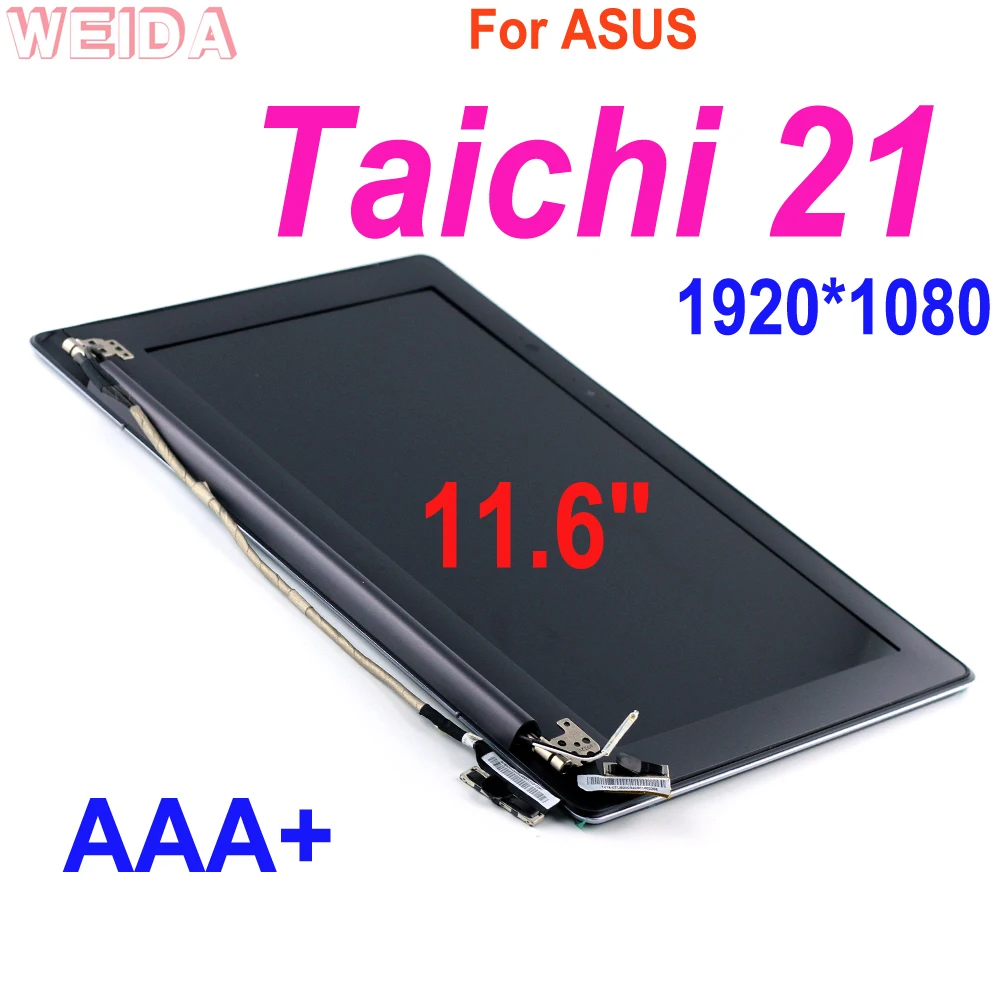 

Сменный ЖК-дисплей 11,6 дюйма для ASUS Taichi 21, ЖК-дисплей, сенсорный экран 1920*1080, чехол A B, Верхняя Рамка в сборе TAICHI21, запасная часть