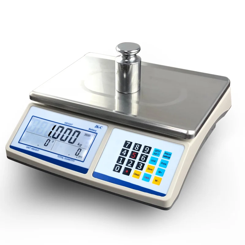 Counting scales electronic scales precision industrial electronics weighing 30kg weighing scales 10kg high-precision balance sca