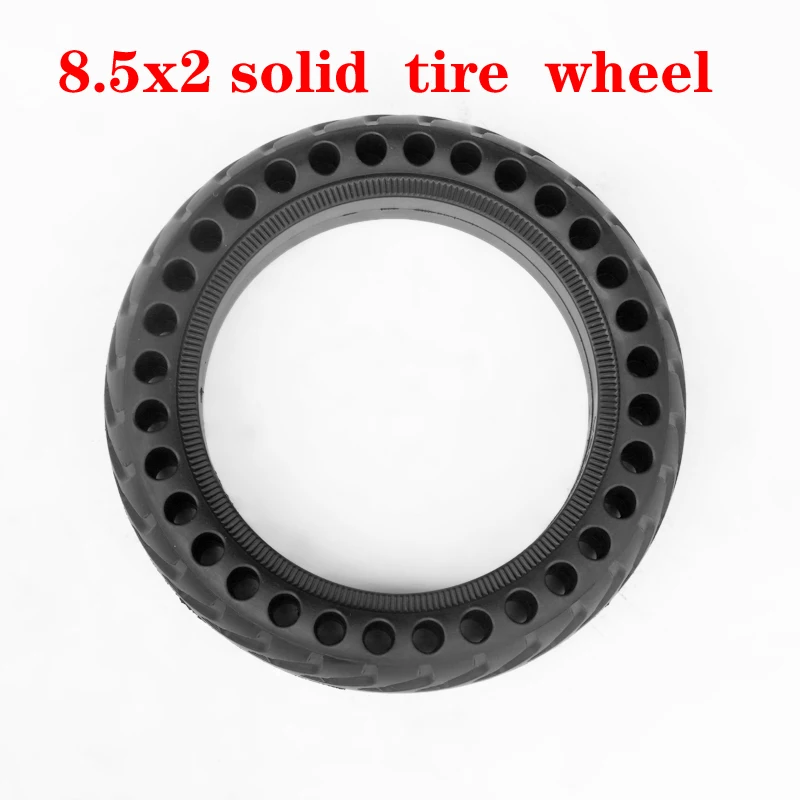 8.5x2  Honeycomb Solid Tire Airless Tire Suitable For M36 Xiaomi Electric Scooter Rubber Spur Tire