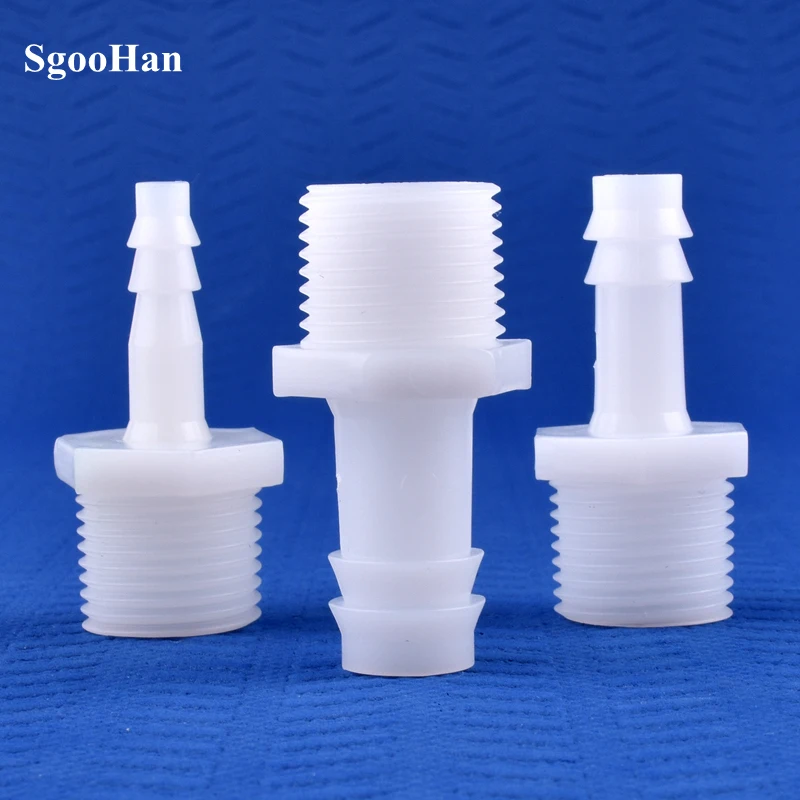 5 ~ 200 sztuk G1/2 Gwint męski do 4 ~ 20 mm PE Pagoda Bezpośrednie złącze Akwarium Zbiornik Pompa powietrza Adapter Mikro Nawadnianie Złączki węży wodnych